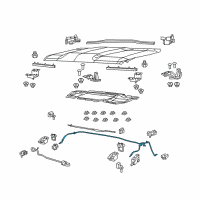 OEM 2016 Jeep Renegade Cable-Hood Release Diagram - 68440141AA