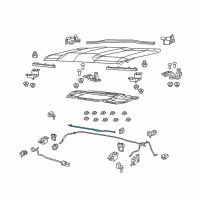 OEM 2015 Jeep Renegade Hood Support Diagram - 68420226AA