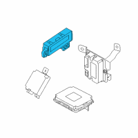 OEM 2018 Kia Soul Unit Assembly-AEBS Diagram - 95660B2000