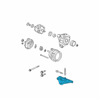 OEM 2009 Honda Civic Bracket, Engine Side Mounting Diagram - 11910-RRA-A00