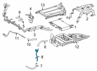 OEM 2022 Toyota Mirai Inlet Tube Diagram - 32904-62010