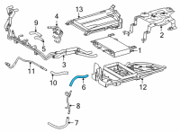 OEM 2022 Toyota Mirai Inlet Hose Diagram - 32941-62030