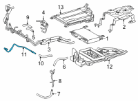 OEM 2022 Toyota Mirai Outlet Tube Diagram - 32905-62020