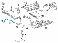 OEM Toyota Mirai Outlet Tube Diagram - 32905-62020