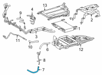 OEM 2022 Toyota Mirai Inlet Hose Diagram - 32941-62010