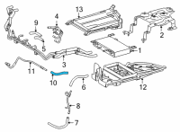 OEM 2022 Toyota Mirai Outlet Hose Diagram - 32942-62020