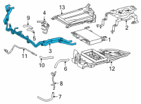 OEM Toyota Mirai Hose & Tube Assembly Diagram - 32960-62050