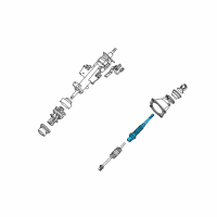 OEM 2008 Nissan Titan Shaft Assy-Steering Column, Lower Diagram - 48822-7S000