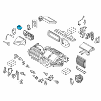 OEM BMW 328i Actuator, Fresh Air Recirc. Diagram - 64-11-9-339-246