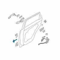 OEM 2011 Kia Sorento Checker Assembly-Rear Door Diagram - 794902P000