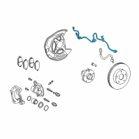 OEM Lexus IS200t Wire, Skid Control Sensor Diagram - 89516-30180