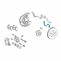 OEM Lexus GS300 Hose, Flexible Diagram - 90947-02G56