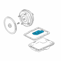 OEM 2010 Ford Ranger Filter Diagram - XL2Z-7A098-DA