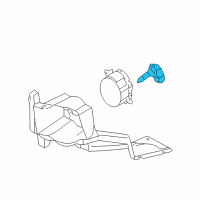 OEM Ford Transit Connect Fog Lamp Bulb Diagram - 1S7Z-13466-DA