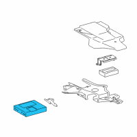 OEM Toyota Highlander Module Diagram - 86710-07011