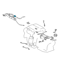 OEM 2005 Lexus RX330 Valve, Duty Vacuum Switching Diagram - 90910-12259