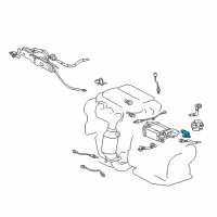 OEM 2004 Toyota Sienna Vacuum Control Valve Diagram - 90080-91224