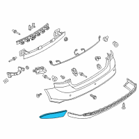 OEM 2015 Ford Focus Reflector Diagram - BM5Z-13A565-A