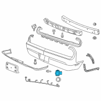 OEM 2012 Dodge Challenger Sensor-Park Assist Diagram - 68143242AA