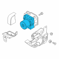 OEM 2016 Ram ProMaster City Anti-Lock Brake Control Unit Diagram - 68333306AA