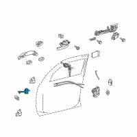 OEM Toyota Land Cruiser Door Check Diagram - 68620-60101