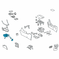 OEM 2020 Toyota RAV4 Cup Holder Diagram - 58803-0R040-C7