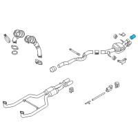 OEM 2017 BMW M6 Gran Coupe Tailpipe Trim Diagram - 18-30-7-845-469