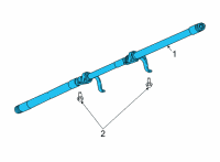 OEM Buick Envision Drive Shaft Diagram - 84849374