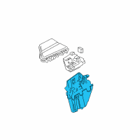 OEM 2005 Cadillac CTS Bracket-Multiuse Relay & Fuse Diagram - 25706727