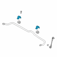 OEM 2021 Hyundai Sonata Bracket-Stabilizer Bar Diagram - 54815-D3000