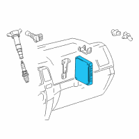 OEM 2008 Toyota FJ Cruiser ECM Diagram - 89661-35C81