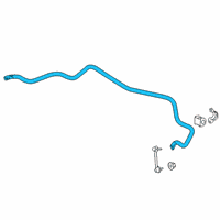 OEM 2021 Honda Passport Spring, Stabilizer Rear Diagram - 52300-TGT-A02