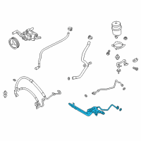 OEM 2016 BMW M6 Gran Coupe Return Pipe Diagram - 32-41-2-284-415