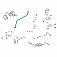 OEM BMW M6 Radiator Return Line Diagram - 32-41-2-284-417