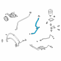 OEM 2015 BMW M6 Gran Coupe Suction Hose Diagram - 32-41-2-284-411