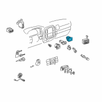 OEM Toyota Mirror Switch Diagram - 84870-60030