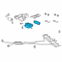 OEM Cadillac CTS Extension Diagram - 25824427