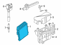 OEM 2020 BMW 840i xDrive Gran Coupe Basic Cotrol Unit Dme Diagram - 12-14-9-897-837