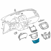 OEM Buick Regal Dash Control Unit Diagram - 26202378