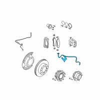 OEM Ford Brake Hose Diagram - BC3Z-2078-C