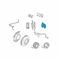 OEM 2014 Ford F-250 Super Duty Caliper Diagram - DC3Z-2B121-A