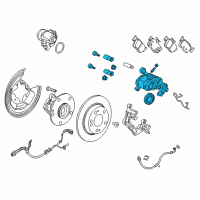 OEM 2020 Honda Civic CALIPER SUB-ASSY Diagram - 43018-T20-A02