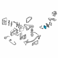 OEM 1996 Pontiac Firebird Filter, A/C Evap Water Diagram - 52458971