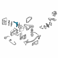 OEM Pontiac Heater Core Diagram - 52468039