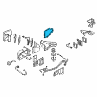 OEM 1993 Pontiac Firebird Seal, A/C Evaporator & Blower Module Diagram - 52481317