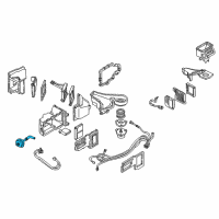 OEM 2001 Pontiac Firebird Actuator Asm, Defroster Valve Diagram - 1996799