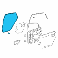 OEM 2012 Toyota Prius Surround Weatherstrip Diagram - 67872-47030