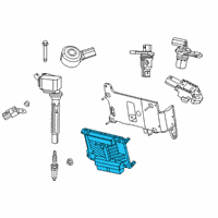 OEM 2020 Jeep Cherokee Module-Engine Controller Diagram - 5150861AH