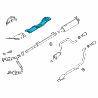 OEM 2010 Dodge Ram 3500 Shield-Exhaust Extension Pipe Diagram - 68159406AD