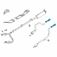 OEM 2019 Ram 1500 Classic Pipe-TAILPIPE Diagram - 68271071AA